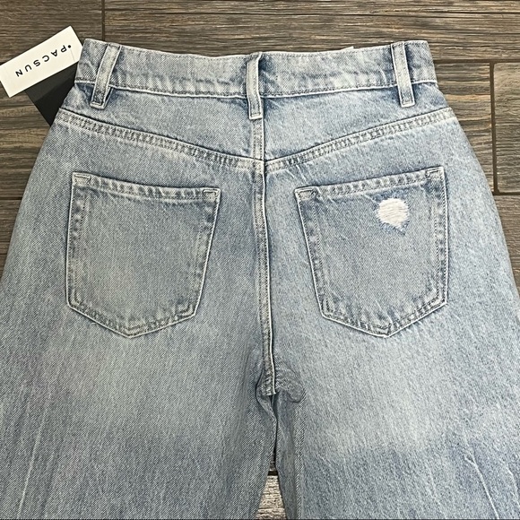 NWT Playboy X PacSun Jeans Eco Distressed High Waisted Baggy 22 23 24 25 27 - Picture 8 of 15